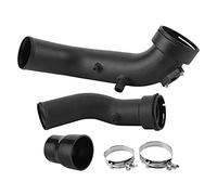Aluminum Turbocharger Air Intake Tube for BMW F20/F22/F23/F30/F31/F32/F36/F87 - Durable Black Coated Charge Pipe Repair Hose Adapter Kit