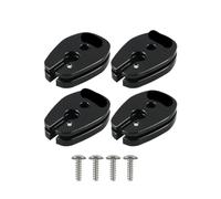 Aluminum Turn Adapters For Compatible Motorcycle KLR650 2008 To 2018 Models Front Rear Indicators Stalk Elimination Kit(Black)