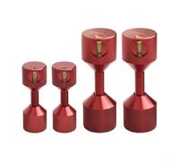 Aluminum Two Hole Pin Set for Professional Pipe Alignment Built to Last with Black Oxide Anodized Finish (red4pcs )