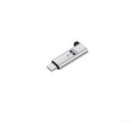 Aluminum Type C 4k 60hz Virtual Display Adapter Headless Emulator For Laptop Server Remote Desktop With Blue Status Light Gray(Gray)