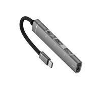 Aluminum USB C Docking Station Multiports Fast Charging 480Mbps Data Sync Compatibility Fast Data Transfer Hubs