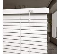 Aluminum Venetian Blinds,Blackout Horizontal Shades for Windows,Windows Treatment Shutters,25mm Wide Slats,Waterproof Anti-UV,for Home Office Bathroom,Customizable (110cm Width x 200cm Drop)