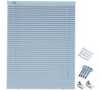 Aluminum Venetian Blinds for Windows, Horizontal Window Blind 2.5cm Slat, Light Filtering Drilling Shades, for Home Bedroom Office Bathroom, Easy Fit Child Safe width: 25-165cm Height: 50-290cm(Light