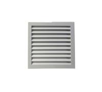 Aluminum Vent Grille Air Vent Cover Wall Louver Ventilation Cover Duct Vent Panel With Fixed Horizontal Slats For Blocking Debris And Rain Suitable for homes workshops building renovation, 500 500