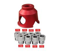 Aluminum Vertical Drill Guide Doweling Jig - Adjustable Right-Angle Positioning Locator Tool for 3 mm to 10 mm Drill Bits