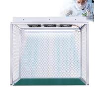 Aluminum vertical laminar flow hood,Air Flow Clean Bench,HEPA-Filter,26x12x20inch Working Area,For Phone Repair/Workshop/Laboratory,Quiet Operation,110V