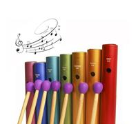 Aluminum Wah-Wah-Tube Percussion Instrument Set, 512Hz to 960Hz, Ideal for Music Therapy, Accompaniment and Personal Relaxation