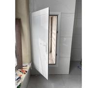 Aluminum Wall Access Panel, Inspection Hatch Electricity Service Door Cover HVAC System, White Fuse Box Cover Cabinet Cable Access Door Flush Mount(12x16in/30x41cm)