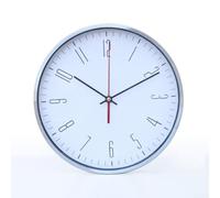 Aluminum Wall Clock Silent Operation for Peaceful Timekeeping in Homes, Offices, and Lobbies (White)