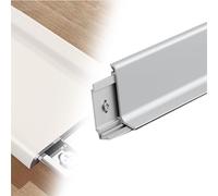Aluminum Wall Grounds Sleek Baseboard Trim For Apartment/Hospital/Public Building, Decorative Baseboard Skirting Easy Installation, Metal Wall Grounds Aluminum Skirting Plank(H 6cm/2.4in,18 pcs)
