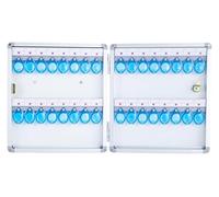 Aluminum Wall Mounted Key Cabinet Safe Holds 12 180 Keys Secure Key Storage nizer 2 Key Pack Perfect for Home Office and Business Use.