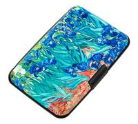 Aluminum Wallet RFID Blocking Slim Metal Credit Card Holder Hard Case (Lrises)