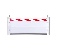 Aluminum Water Barriers For Flooding 70-79cm Rust-Proof Easy To Install For Backyard Gates Driveway Garage Entry Reliable For Residential Flood Prevention Needs(72 * 40cm)