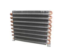 Aluminum Water Cooling Radiator Aluminum Sink Fin Radiators Freezer Radiator， Compatible For 360-390W， Freezer Condenser Refrigeration System(195X45X210mm 1pcs)