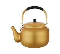 Aluminum Water Kettle Teapot Kettle Portable Golden for Camping Outdoor 0.75L A-0.75L