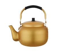 Aluminum Water Kettle Teapot Kettle Portable Golden for Camping Outdoor 3L A-3L