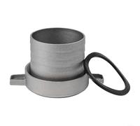 Aluminum Water Pump Pipe Connector with Rubber Gasket - Leak-Proof Adapter for 3 to 1 2 2.5 4 Inch Discharge Hose - Long-Lasting Fitting for Garden Irrigation & Pond Drainage(4Inch)
