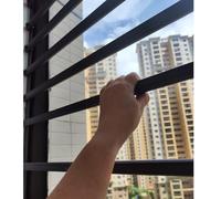 Aluminum Window Bar Guard, Heavy-duty Security Bars for Windows, Prevent Burglary with Horizontal or Vertical Installation