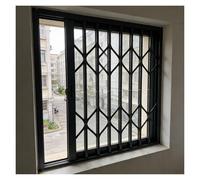 Aluminum Window GuardsFolding Burglar Bars for Home Security & SafetyProtective Grills for Basement & Bedroom (55x39in) Effective Window Fencing Solutions