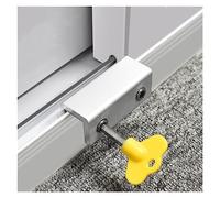 Aluminum Window Lock Stopper, Multi-Point Sliding Window and Door Lock Stopper Aluminum Alloy Stainless Steel(Type -2)