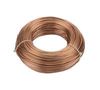 Aluminum Wire 1mm 1.2mm 1.5mm 2mm 2.5mm 3mm Gold Plated Bendable Flexible Craft Metal Wire(Pink,1.5mm about 5M)
