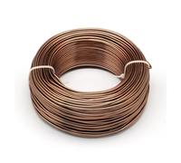 Aluminum Wire 1mm 200m - Durable Crafting Material for Jewelry Making, DIY Projects, Sienna Color, Flexible and Easy to Shape, Ideal for Artists and Crafters