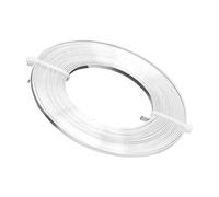 Aluminum Wire | Feet Bendable Sculpting Metal Wire | Flexible Flat Colored Aluminum Craft Rode | Artistic Cable For Crochet Jewelry Making Earring Model Building Gardening Sculptors