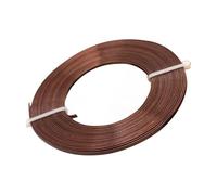 Aluminum Wire, Flexible Flat Colored Craft Wire, Sturdy Artistic Cable, Versatile Malleable Supply for Jewelry Making Crochet Model Building Gardening Sculpting Electric Projects
