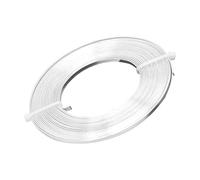Aluminum Wire for Crafts - Flexible Flat Colored Aluminum Craft Wire,Artistic Cable for Crochet Jewelry Making Earring Model Building Gardening Sculptors Electricians Hobbyists