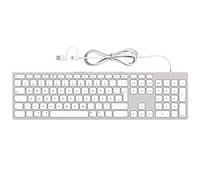Aluminum Wired Keyboard for Apple Mac With Extra-Slim UK Layout and Numeric Keypad - Compatible With iMac, MacBook Pro/Air, Magic