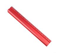 Aluminum Woodworking Edge Rule with Dual Scales for Precision Engineering and DIY Projects, Compatible with Furniture Making and Woodwor(200MM)