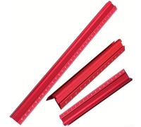 Aluminum Woodworking for Edge Rule with Dual Scales for Engineering and DIY Projects, Measuring Square for Furniture Making and Woodworking Slotting,161mm