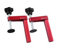 Aluminum Woodworking Hold Down Clamp with Quick Action Stop for 19mm or 20mm Dog Holes, Secure Benchtop Workpieces, Essential Hand Tool for Carpentry Projects(20mm)