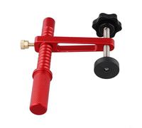 Aluminum Woodworking Hold Down Clamp with Quick Bench Stop Design for 19mm or 20mm Dog Holes, Red Carpentry Tool for Securing Workpieces on(20mm)