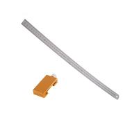 Aluminum Woodworking Ruler With Positioning Block Carpenter Measuring Tool For Precise Measurement In Carpentry Projects Golden Marking Gauges For Carpentry