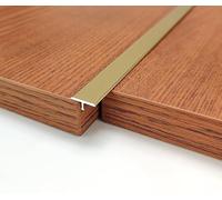 AluminumTrim 2x135cmWaterproof & MoistureResistant Edge Profile for Wall & Tile Ideal for Bathroom Kitchen & Living Room (Width: 3m)