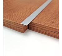 AluminumTrim Strip 2x135cmWaterproof End Profile for Wall & Tiles Moisture Resistant Decorative Molding for Bathroom Kitchen Living Room (Silver Width: 20mm)