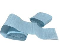 ALUNA 6 Rolls Light Blue Party Crepe Paper Streamers Birthday Wedding Decoration 14m UK Stock Fast Posage