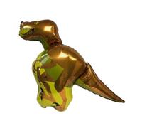 ALUNA Large 45" Helium Dinosaur Foil Floating Party Balloon Balloons Triceratops T-Rex,Yellow