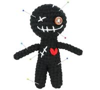 ALUNME Funny Positive Voodoo Doll, Emotional Support Gift, Cute Wool Crochet Doll with Needles, Stuffing Decoration Inspirational Positive Ornaments Gifts for Friend Coworkers