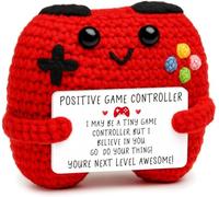 ALUNME Handmade Crochet Game Controller,Gamer Gift for Graduation, Birthday, Mothers Day, Positive Motivational Gift for Teen,Son Daughter, Unique Gaming Room Decor