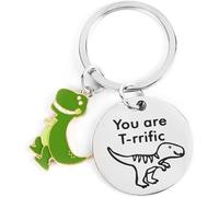 ALUNME Lucky Dice Cherry Magic 8 Ball Keychain Billiard Ball Star Cherry Bags Charms Cute Y2k Keychain for Women Men (Dinosaur)