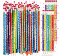 ALUNME Scented Pencils Bulk for Kids Inspirational Motivational Cute Fun Fruit Wood Smelly Graphite Pencils with Erasers for School Classroom Office Students Girls Boys Gifts Supplies (36)