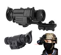 Alupre PVS-14 Black Plastic Waterproof Digital HD Infrared IR Night Vision Monocular Telescope compatible with Patrol