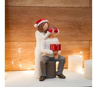 Alupssuc Couple Christmas Resin Figurine, Romantic Gift for Husband, Boyfriend, Him, Couples, Wedding Decor, Indoor Home Tabletop Ornament