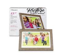 Aluratek 13.3" WiFi Distressed Wood Digital Photo Frame with 16GB Built-in Memory (ASHDPF13F)