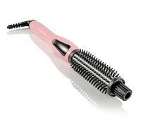 Alure 3-in-1 Heated Hair Brush with Nylon Bristles Anti-Burning Electric Curler for All Hair Types, Ideal as an Alternative to Curling Iron