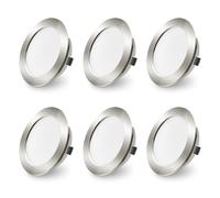 ALUSSO 12V LED Lights Campervan 4W 3000K/4000K/6000K Options LED Downlight, 55-58mm Ceiling Openings with 14.5mm Height, IP44 Ideal for Campervan, Vans, Kitchens Range Hoods, 6 Pack