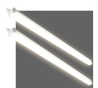 ALUSSO 2 Packs LED Batten Light 4FT 120CM, 36W 4320LM 4000K Linkable Garage Lighting, IP65 Waterproof Ceiling Tube Lights for Shed, Workshop, Office, Kitchen