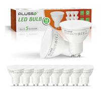 ALUSSO 5W GU10 LED Bulbs Cool White 6000K, 400LM Brightness Pack of 10